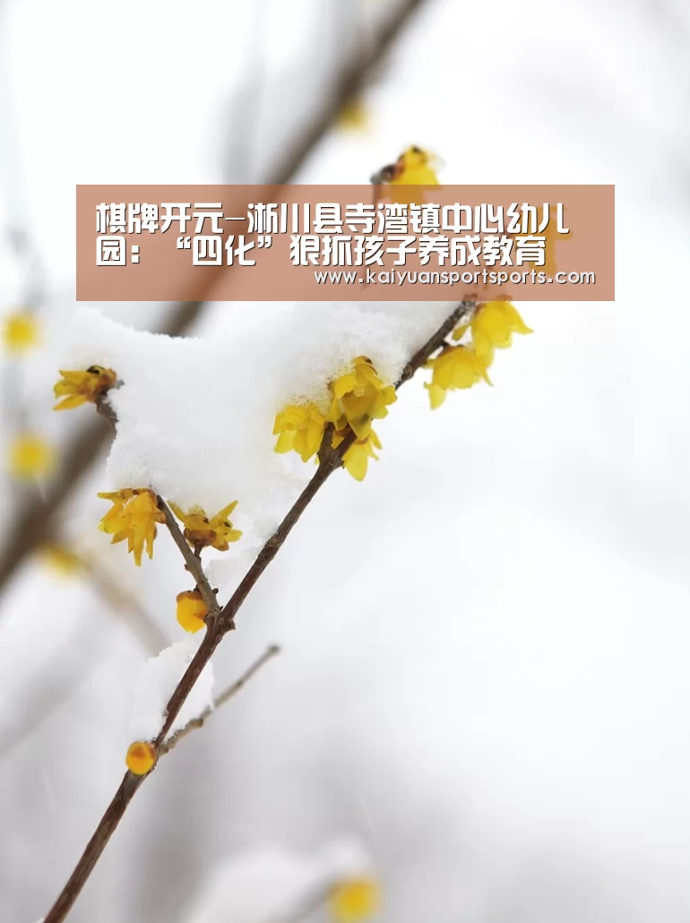 棋牌开元-淅川县寺湾镇中心幼儿园:“四化”狠抓孩子养成教育(图1) 开元娱乐